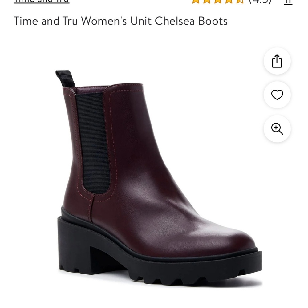 Time & Tru Women’s Chelsea Boots